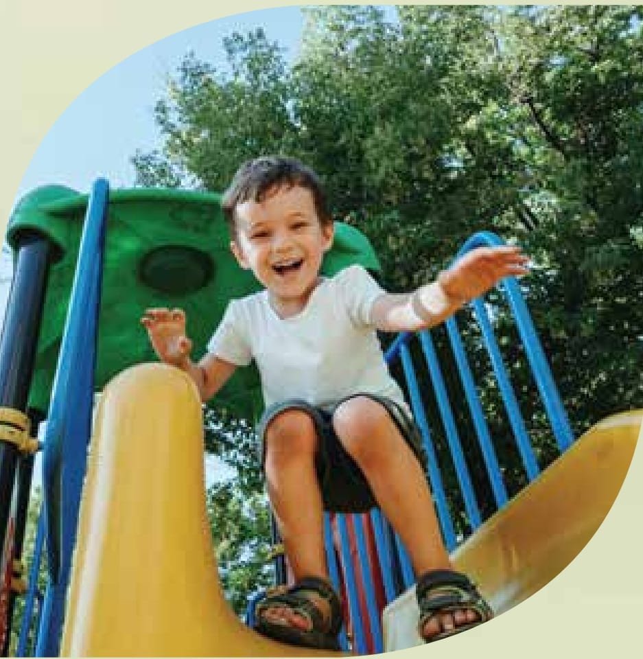 Kid playing on slide at Prestige Garden Trails Mira Road Dahisar